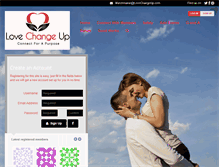 Tablet Screenshot of lovechangeup.com